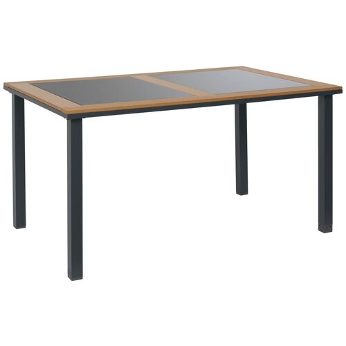 Beldano Vrtna Miza Bernd, Aluminij, Kaljeno Steklo, 140x90 Cene