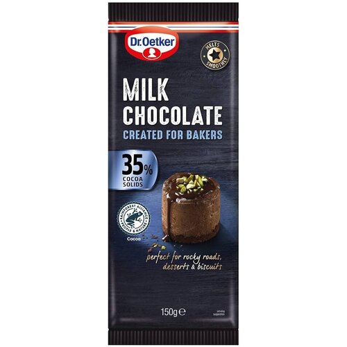 Dr. Oetker Dr Oetker Mlečna čokolada, 150g Slike