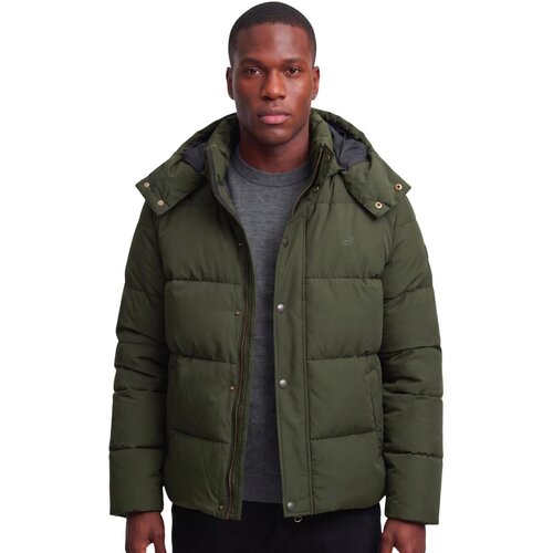 Superdry Jakne Premium Hood Puffer Jkt SDM5012429A Zelena Slike