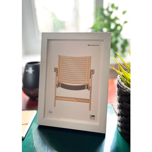 Jus Mini grafika v okvirju Fotelj Rex Slike