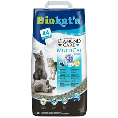 Gimborn biokat's diamond care multical fresh posip za mačke 8l Cene