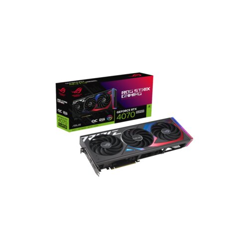 Asus Grafička karta ROG Strix Gaming RTX 4070 SUPER OC 12GB GDDR6X, 3x DisplayPort, 2x HDMI Slike