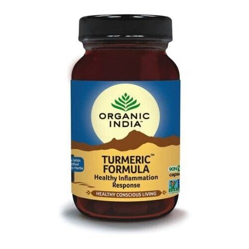 Organic India Organska kurkuma formula, 90 kapsula Cene