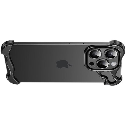 INF Edinstven kovinski okvir z za&scaron;čito za objektiv za iPhone 14 Pro Black, (5000085342) Cene