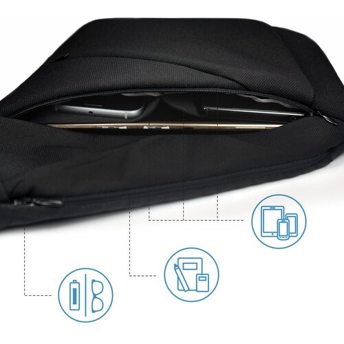 Baggizmo tekstilna torba - Jet Black (desna) Slike