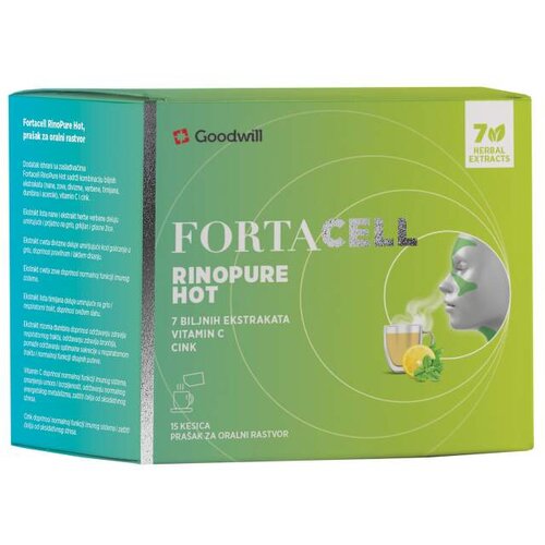 Fortacell Immuno Fortacell RinoPure Hot, 15 kesica Cene