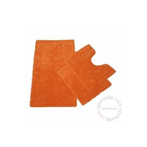 Saniplast tekstilan prostirka za kupatilo daisy parure narandžasta arancio Slike