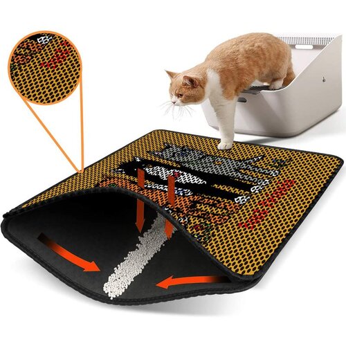WALLXPERT Nrszn0005 multicolor cat litter mat Cene