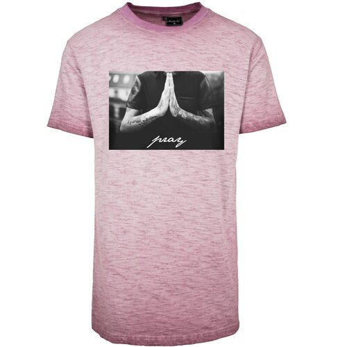 MT Men Pray Tee burgundy Slike