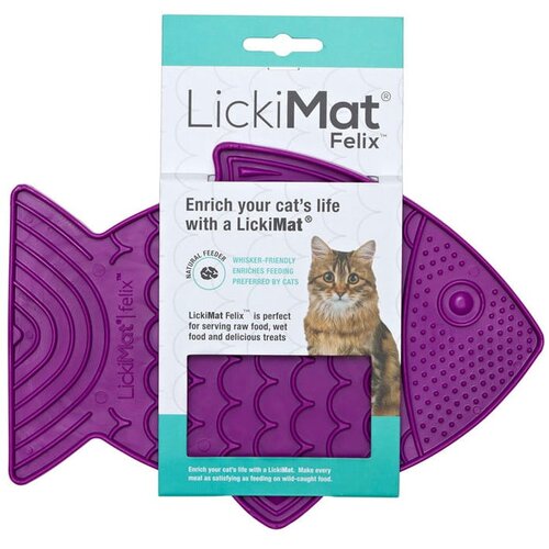 LickiMat Mačja podloga za lizanje Felix Purple - Cene