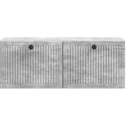  ormar za zid Zidne Betonska siva 78,5 x 31 x 30 cm Slike