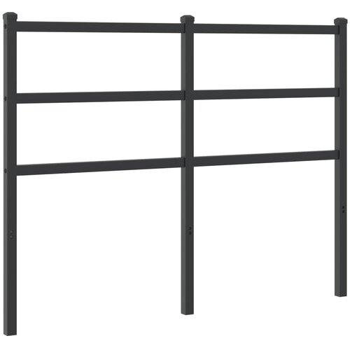 Maison Chic kovinsko posteljno vzglavje - vzglavna omarica - nočna omarica črno 120 cm, (21705312) Cene
