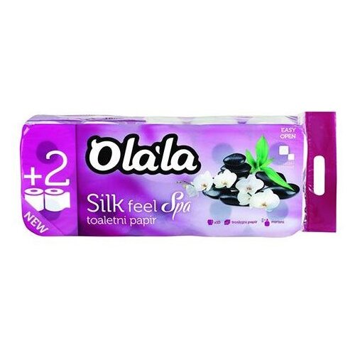 OLALA Toaletni papir SILK FEEL SPA 10/1 TROSLOJNI MIRISNI Slike