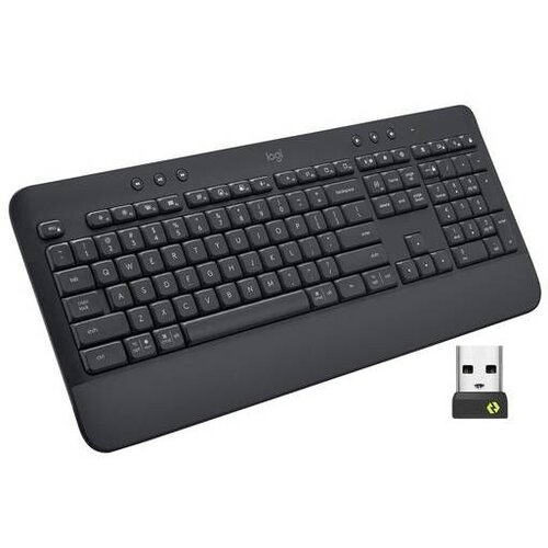 Logitech tipkovnica K650 Signature, Wireless, USB, grafitna, SLO g. Slike