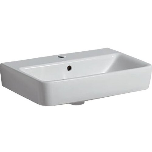 Geberit lavabo zidni selnova compact 550X370 sa prelivom i otvorom za slavinu Cene