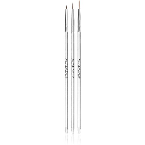NeoNail Nail Art Brushes set kistova za nokte 3 kom Slike
