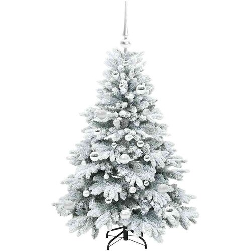 VidaXL Umjetno božićno drvce s stalakom Zelena 120 cm PE i PVC Slike