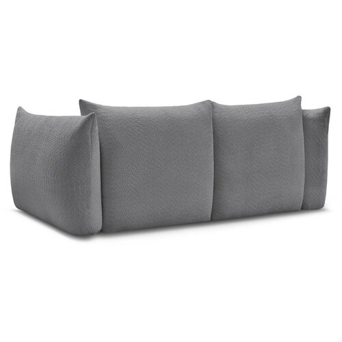 Bobochic Paris Siva sofa od boucl&amp;eacute; tkanine 234 cm Azra &amp;ndash; Slike