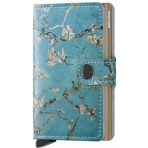Secrid Usnjena denarnica Miniwallet Art Almond Blossom