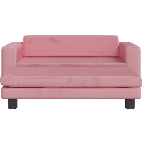  Krevet za pse s produžetkom ružičasti 100x50x30 cm bar&amp;scaron;unasti Slike