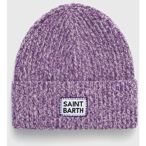 Mc2 Saint Barth Vunena kapa boja: ljubičasta, od debele pletenine, vunena