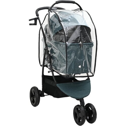 vidaXL Sklopiva kolica za kućne ljubimce Zelena 78 x 54 x 101 cm Cijene