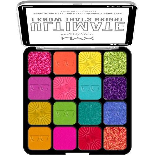 NYX Professional Makeup Ultimate I Know That&amp;acute;s Bright sjenilo za oči 12.8 g Slike