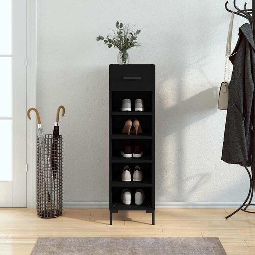  za cipele crni 30 x 35 x 105 cm od konstruiranog drva Cijene