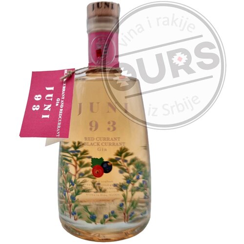 JUNI 93 gin red &amp;amp; black currant 0,7L Slike