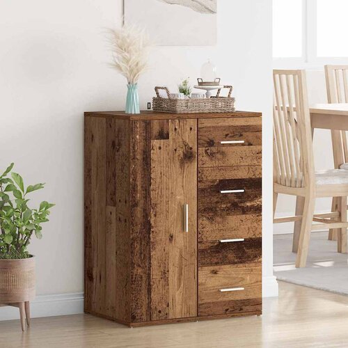 vidaXL Kreveta s ladicama Staro drvo 59 x 39 x 80 cm Konstruirano drvo Cijene