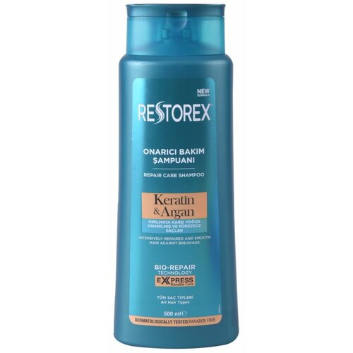 DERMA COS - BIOTA restorex šampon za obnavljanje kose keratin-argan, 500 ml Slike