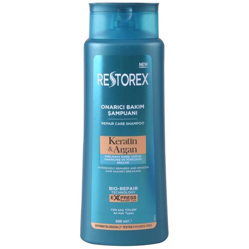 DERMA COS - BIOTA restorex &amp;scaron;ampon za obnavljanje kose keratin-argan, 500 ml Slike