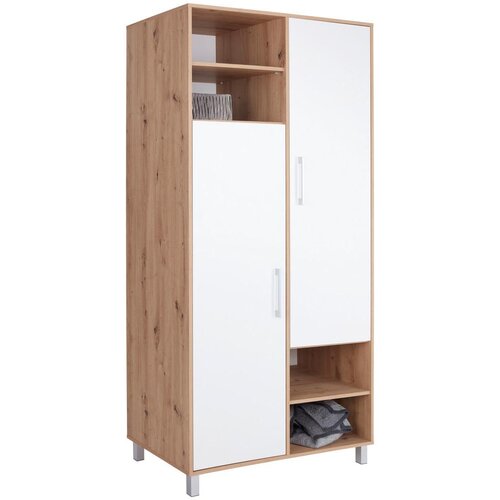 Modern Living Omara Za Oblačila Box, Bela, Barva Hrasta Cene