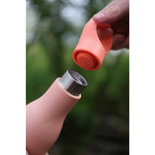 Joseph Joseph Loop 500ml Sta. Steel Coral Vac.Ins.Water Bottle Slike