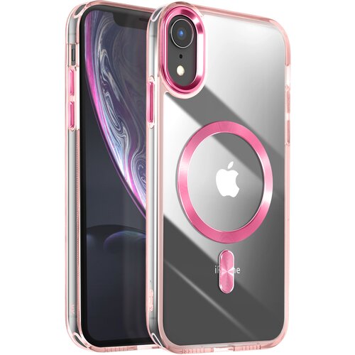 AVIZAR MagSafe ohi&scaron;je za iPhone XR Crystal Color Back, &Scaron;ampanjec roza, (5000014967) Cene