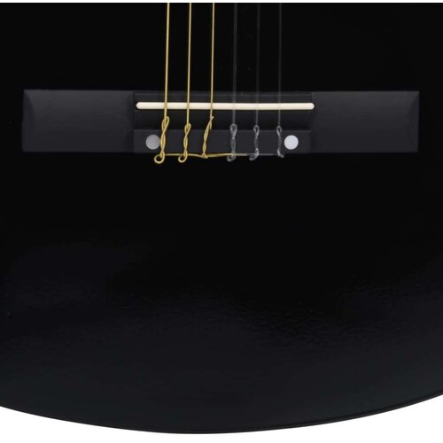 VidaXL Klasična gitara za početnike i djecu crna 1/2 34&amp;quot; Slike