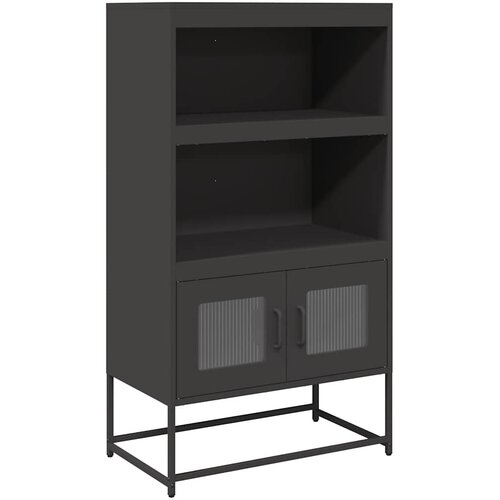Maison Chic Visoka Komoda - Predalnik črna 68x39x123 cm Jeklo, (21715827) Slike