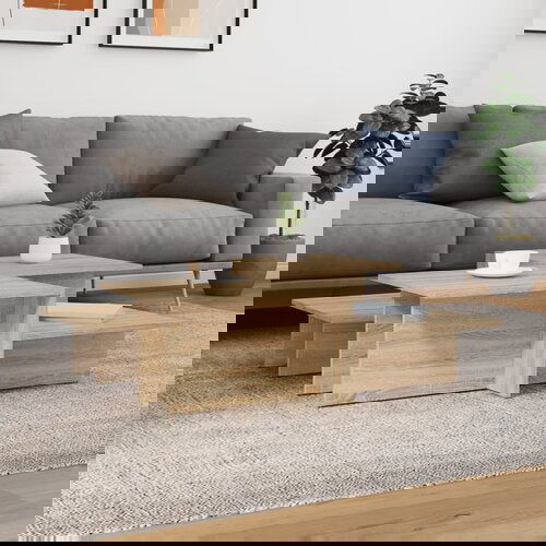 VidaXL Klubska mizica 2 kosa sonoma hrast inženirski les Slike