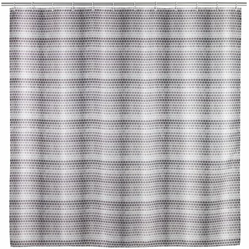 Wenko Siva zavesa za tuš Leblon, 180 x 200 cm