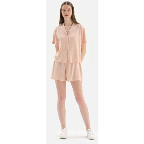 Dagi Light Pink Woven Shorts Cene