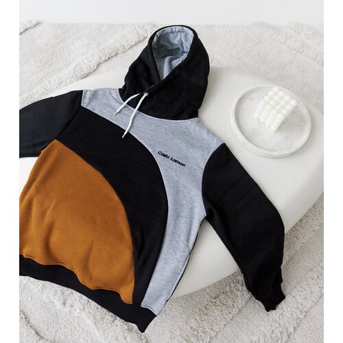 Gemre Gray-black men&amp;#039;s hoodie Astolpho Slike