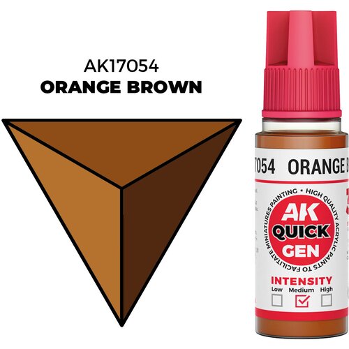AK Interactive Orange Brown 18ml - Quick Gen Speed Paint AK17054 Cene