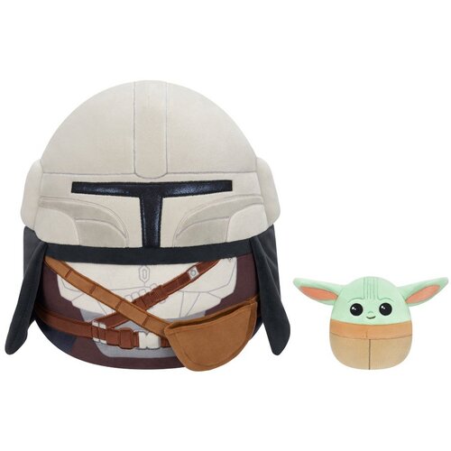 Squishmallows Pli&amp;scaron;asta igrača Mandalorian &amp;amp; Grogu &amp;ndash; Slike