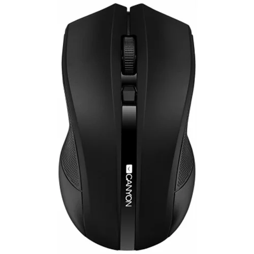 Canyon MW-5 2.4GHz wireless Optical Mouse with 4 buttons, DPI 800/1200/1600, Black, 122*69*40mm, 0.067kg