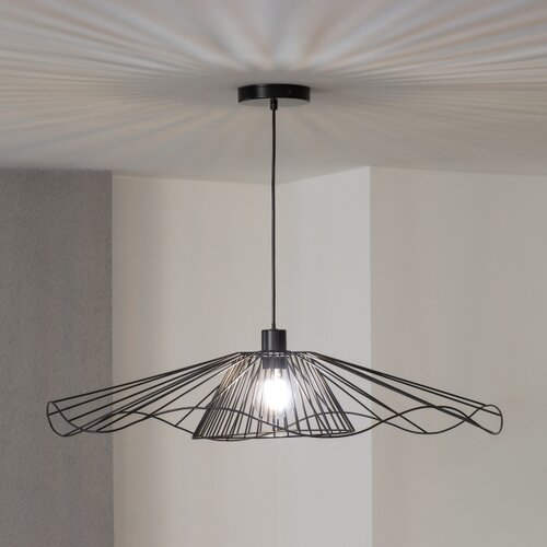  Brilagi - LED luster na sajli CERIA WIRE 1xE27/40W/230V prečnik 80 cm crna Slike