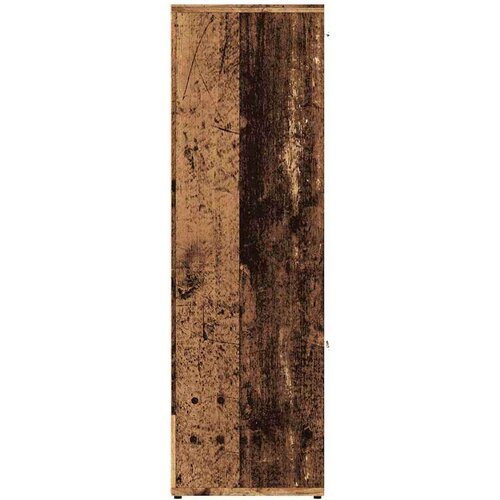 VidaXL Polica za knjige Staro drvo 90x28x90 cm Konstruirano drvo Slike