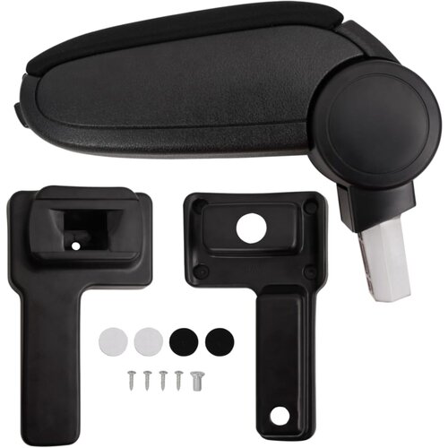  Naslon za ruke za automobil crni 14,5 x 32 x (27 - 46) cm ABS Cijene