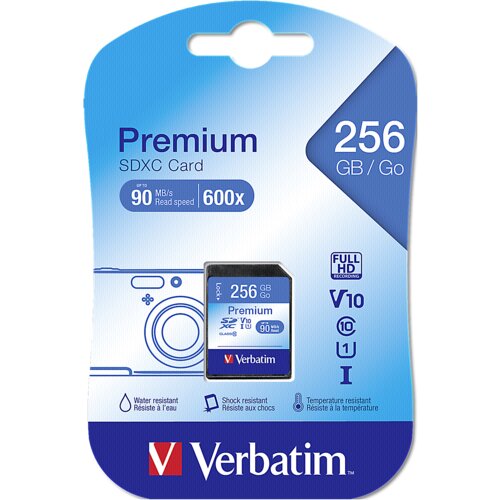 Verbatim SDXC Card 256GB Class 10 Cijene