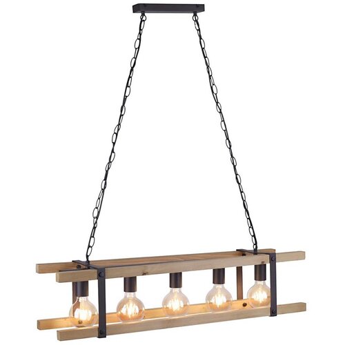 LEUCHTEN DIREKT 15685-79 - Luster na lancu EDITH 5xE27/60W/230V Cene