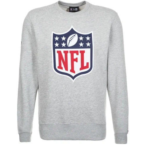 New Era Men's NFL Team Logo Crew Grey Sweatshirt